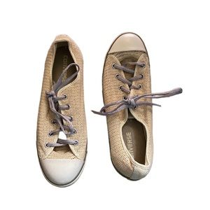 Beige Converse Shoes